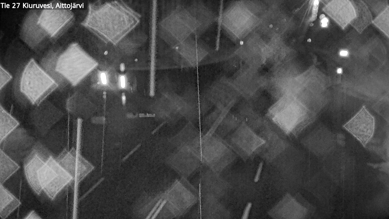 Weather Camera Image Väg 27 Kiuruvesi, Aittojärvi, Kiuruvesi, Pohjois-Savo