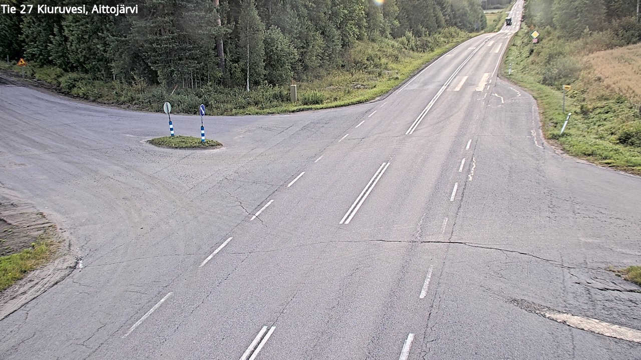 Kelikamerat Kuva Tie 27 Kiuruvesi, Aittojärvi, Kiuruvesi, Pohjois-Savo