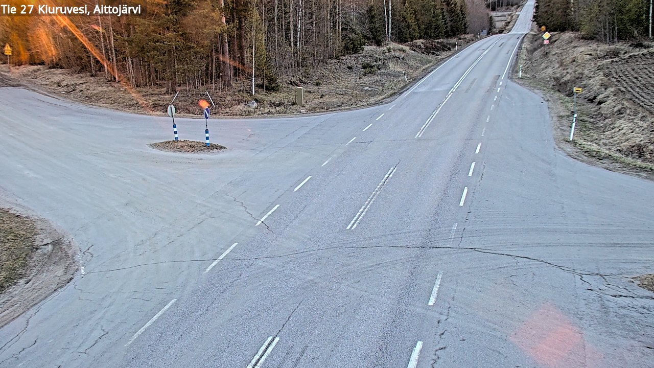Kelikamerat Kuva Tie 27 Kiuruvesi, Aittojärvi, Kiuruvesi, Pohjois-Savo