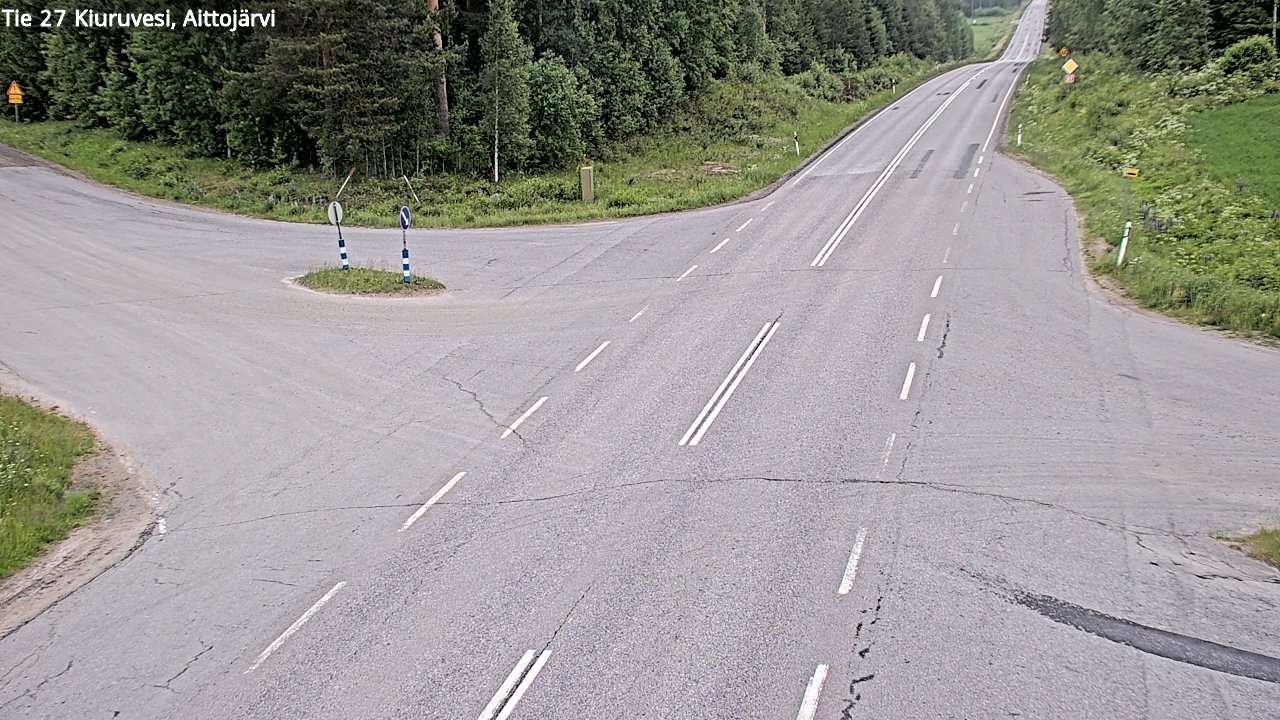 Kelikamerat Kuva Tie 27 Kiuruvesi, Aittojärvi, Kiuruvesi, Pohjois-Savo