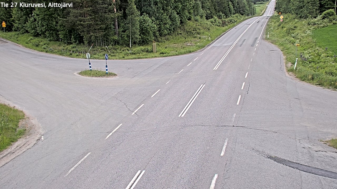 Kelikamerat Kuva Tie 27 Kiuruvesi, Aittojärvi, Kiuruvesi, Pohjois-Savo
