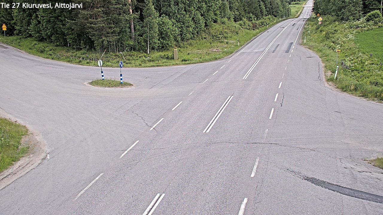 Kelikamerat Kuva Tie 27 Kiuruvesi, Aittojärvi, Kiuruvesi, Pohjois-Savo