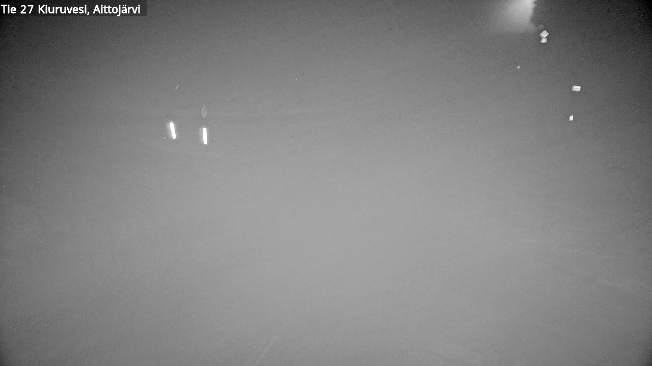 Weather Camera Image Road 27 Kiuruvesi, Aittojärvi, Kiuruvesi, Pohjois-Savo