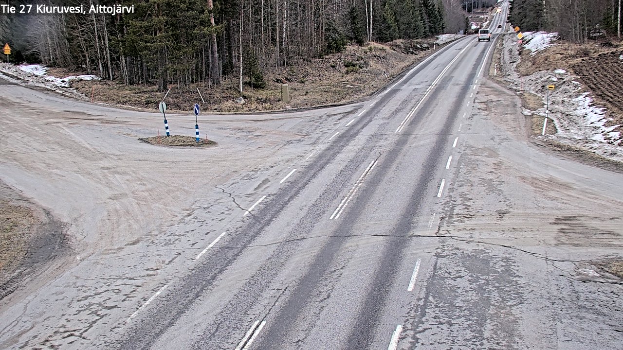 Kelikamerat Kuva Tie 27 Kiuruvesi, Aittojärvi, Kiuruvesi, Pohjois-Savo