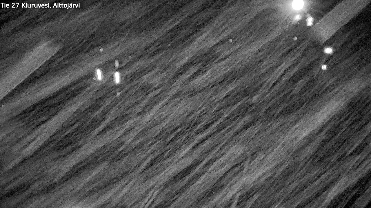 Weather Camera Image Road 27 Kiuruvesi, Aittojärvi, Kiuruvesi, Pohjois-Savo