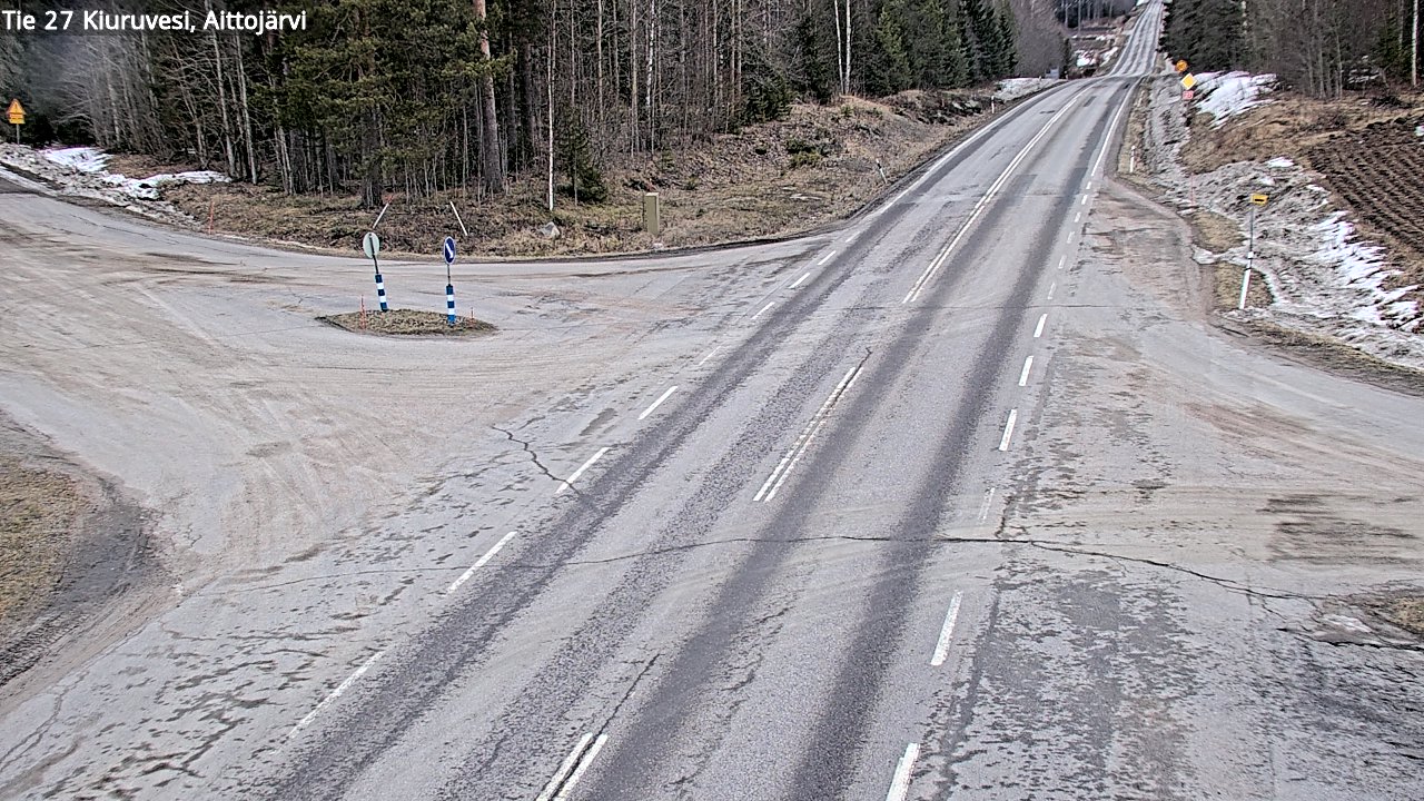 Kelikamerat Kuva Tie 27 Kiuruvesi, Aittojärvi, Kiuruvesi, Pohjois-Savo