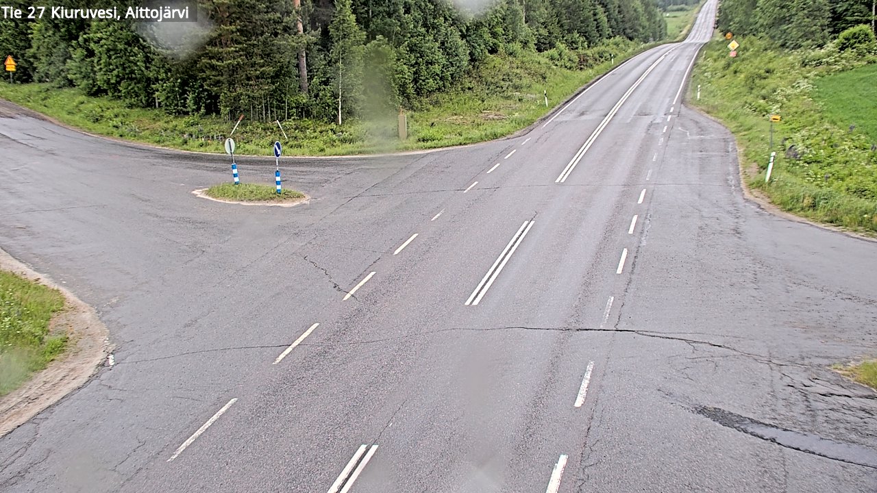 Kelikamerat Kuva Tie 27 Kiuruvesi, Aittojärvi, Kiuruvesi, Pohjois-Savo