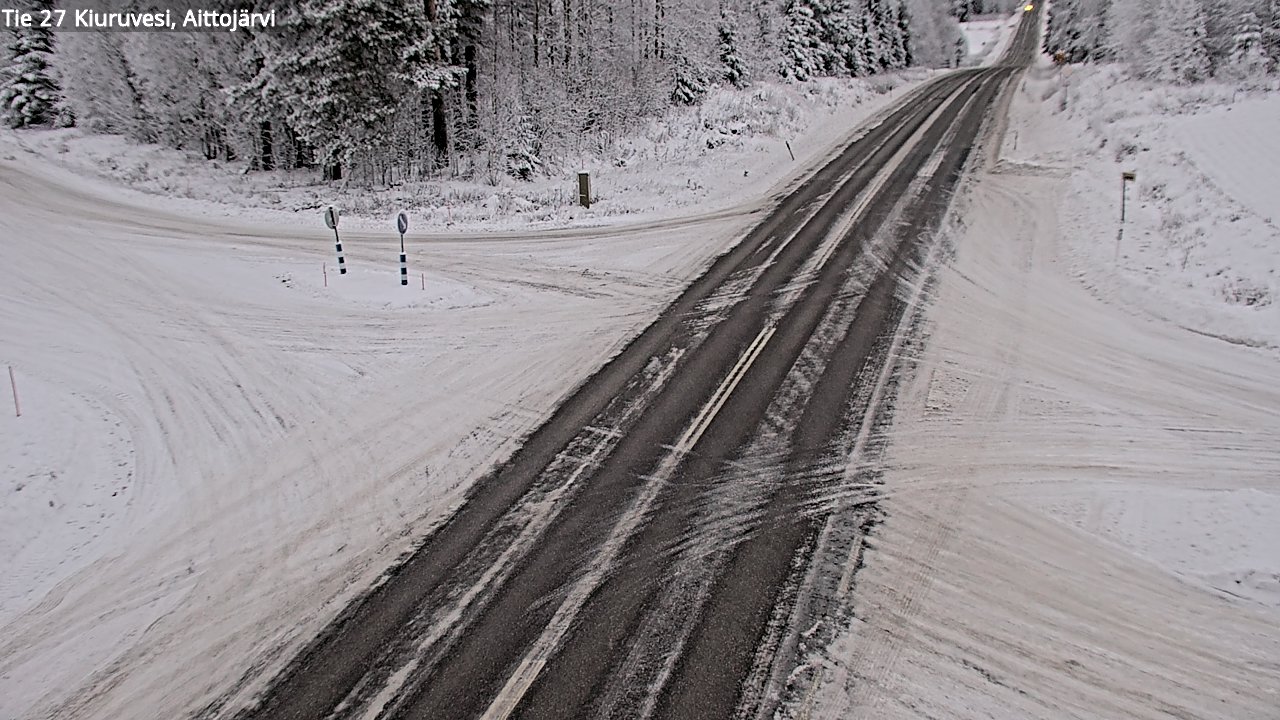 Kelikamerat Kuva Tie 27 Kiuruvesi, Aittojärvi, Kiuruvesi, Pohjois-Savo