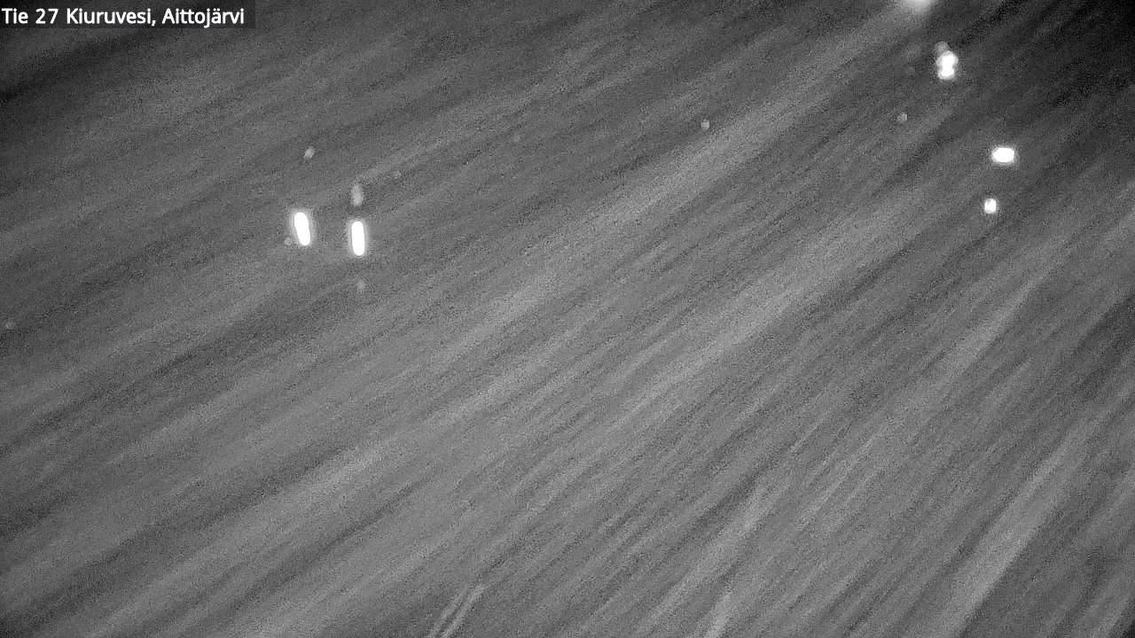 Weather Camera Image Road 27 Kiuruvesi, Aittojärvi, Kiuruvesi, Pohjois-Savo