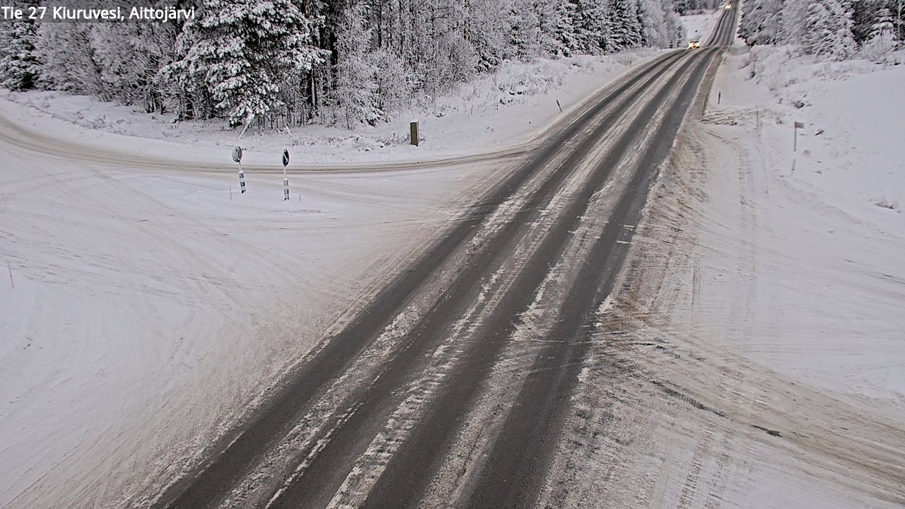 Kelikamerat Kuva Tie 27 Kiuruvesi, Aittojärvi, Kiuruvesi, Pohjois-Savo