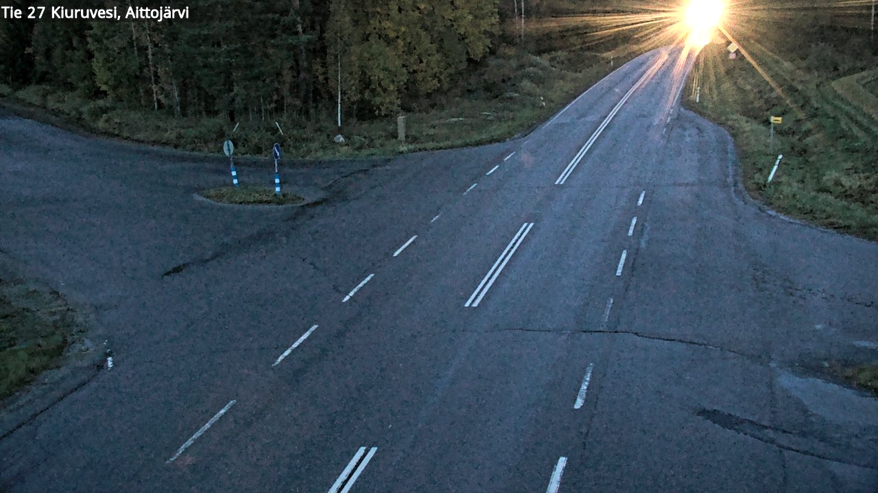 Kelikamerat Kuva Tie 27 Kiuruvesi, Aittojärvi, Kiuruvesi, Pohjois-Savo