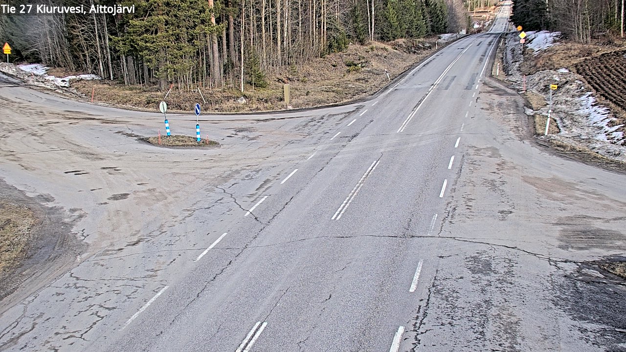 Kelikamerat Kuva Tie 27 Kiuruvesi, Aittojärvi, Kiuruvesi, Pohjois-Savo