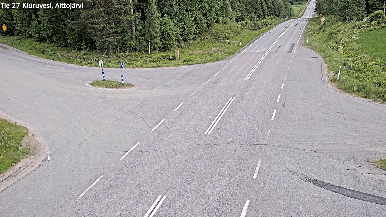 Kelikamerat Kuva Tie 27 Kiuruvesi, Aittojärvi, Kiuruvesi, Pohjois-Savo
