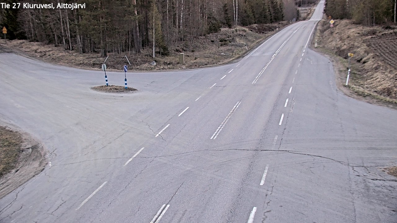 Kelikamerat Kuva Tie 27 Kiuruvesi, Aittojärvi, Kiuruvesi, Pohjois-Savo