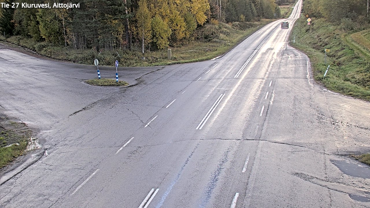 Kelikamerat Kuva Tie 27 Kiuruvesi, Aittojärvi, Kiuruvesi, Pohjois-Savo