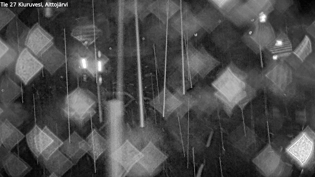 Weather Camera Image Väg 27 Kiuruvesi, Aittojärvi, Kiuruvesi, Pohjois-Savo