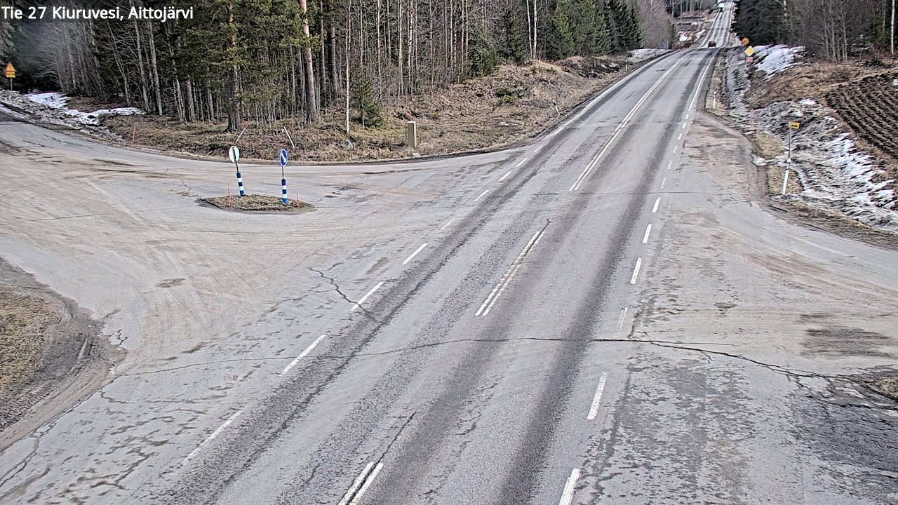 Kelikamerat Kuva Tie 27 Kiuruvesi, Aittojärvi, Kiuruvesi, Pohjois-Savo