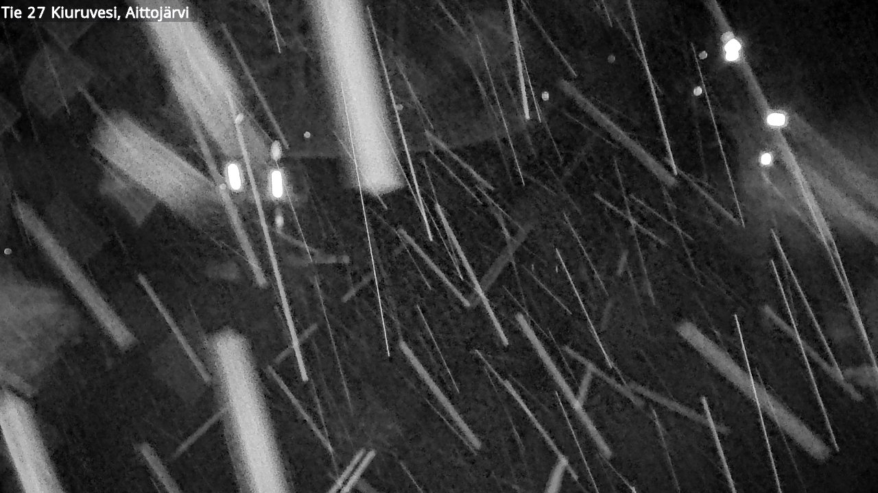 Weather Camera Image Road 27 Kiuruvesi, Aittojärvi, Kiuruvesi, Pohjois-Savo
