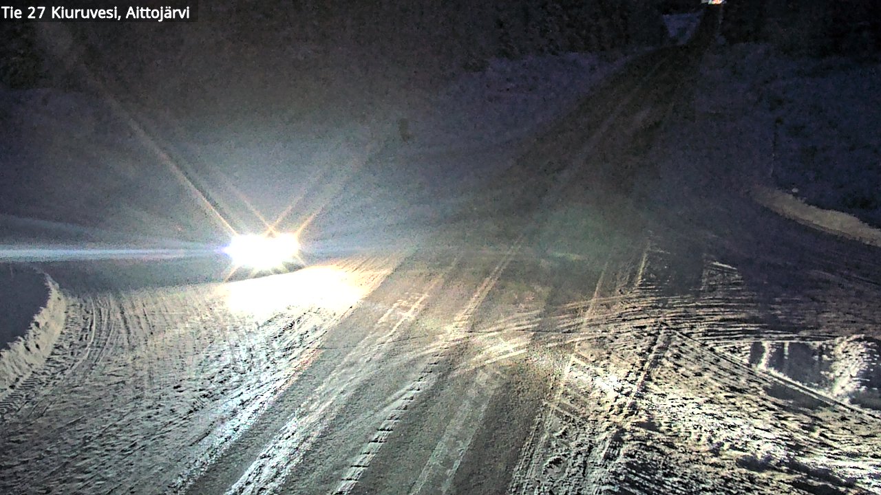 Kelikamerat Kuva Tie 27 Kiuruvesi, Aittojärvi, Kiuruvesi, Pohjois-Savo