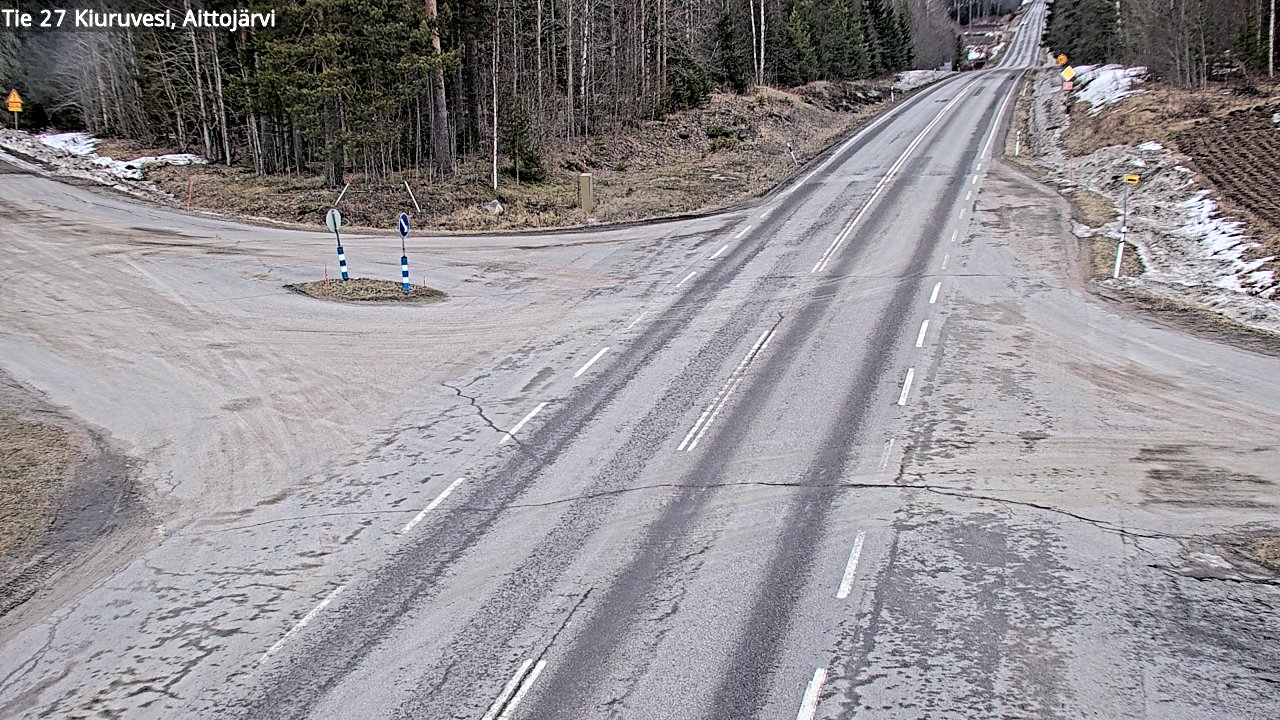 Kelikamerat Kuva Tie 27 Kiuruvesi, Aittojärvi, Kiuruvesi, Pohjois-Savo