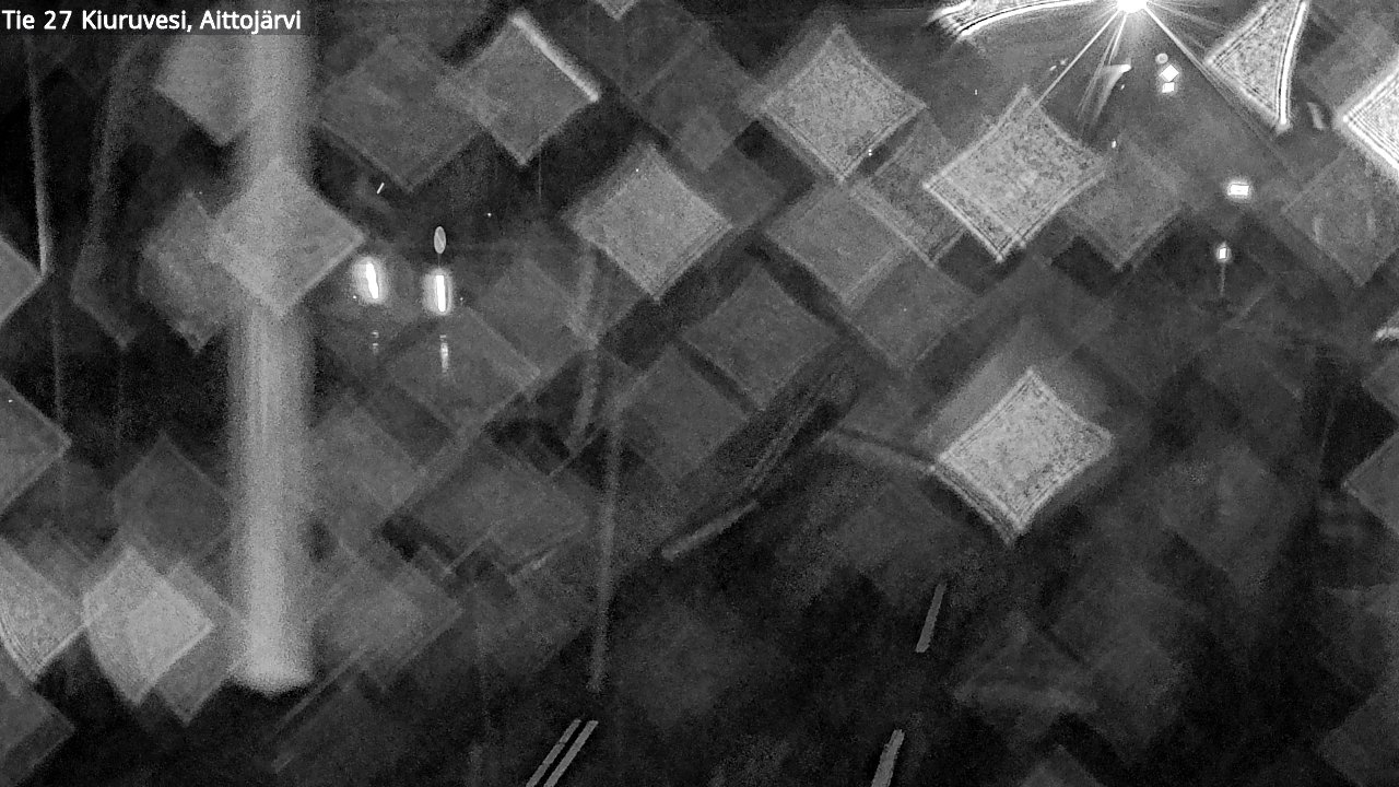 Weather Camera Image Väg 27 Kiuruvesi, Aittojärvi, Kiuruvesi, Pohjois-Savo