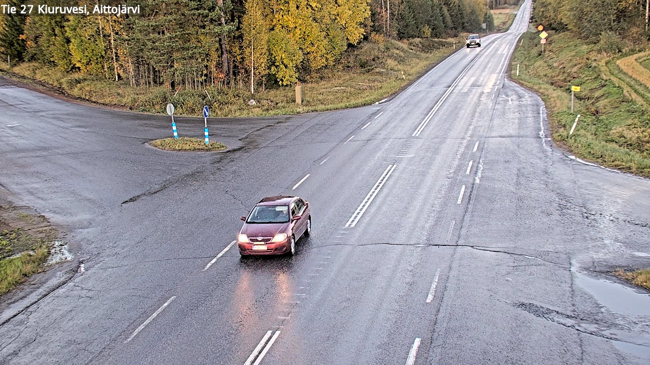 Kelikamerat Kuva Tie 27 Kiuruvesi, Aittojärvi, Kiuruvesi, Pohjois-Savo