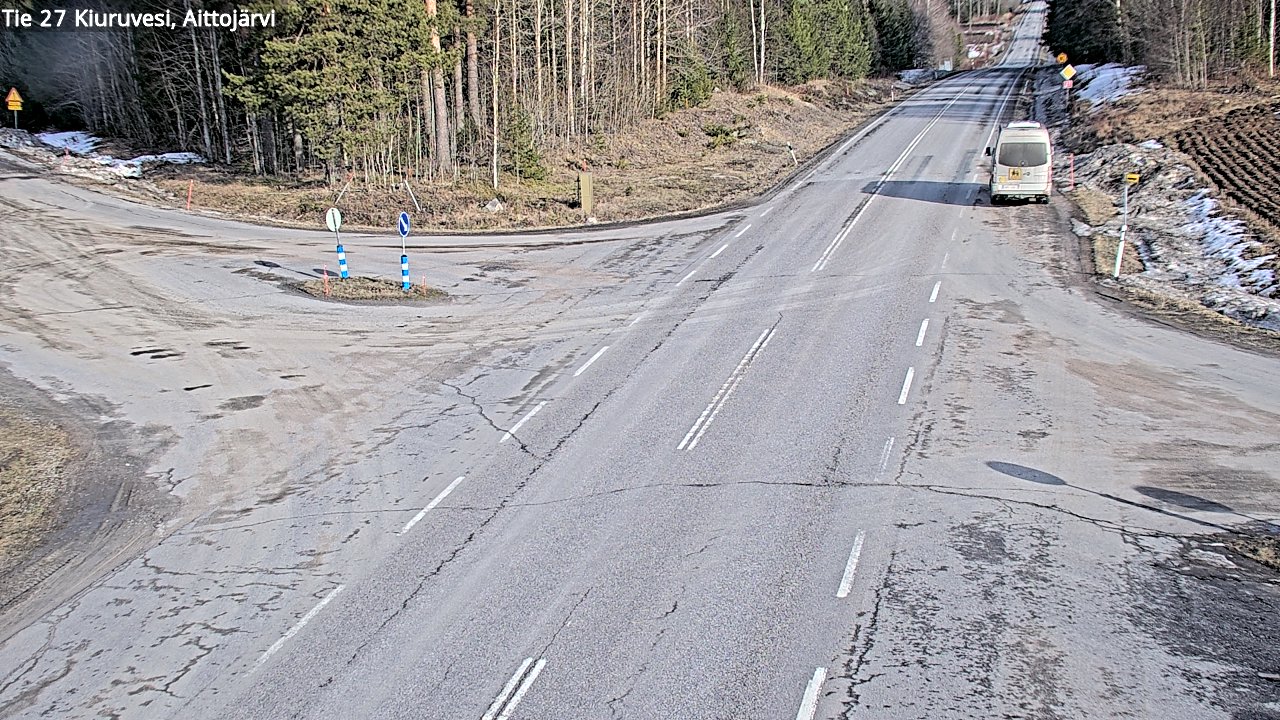 Kelikamerat Kuva Tie 27 Kiuruvesi, Aittojärvi, Kiuruvesi, Pohjois-Savo