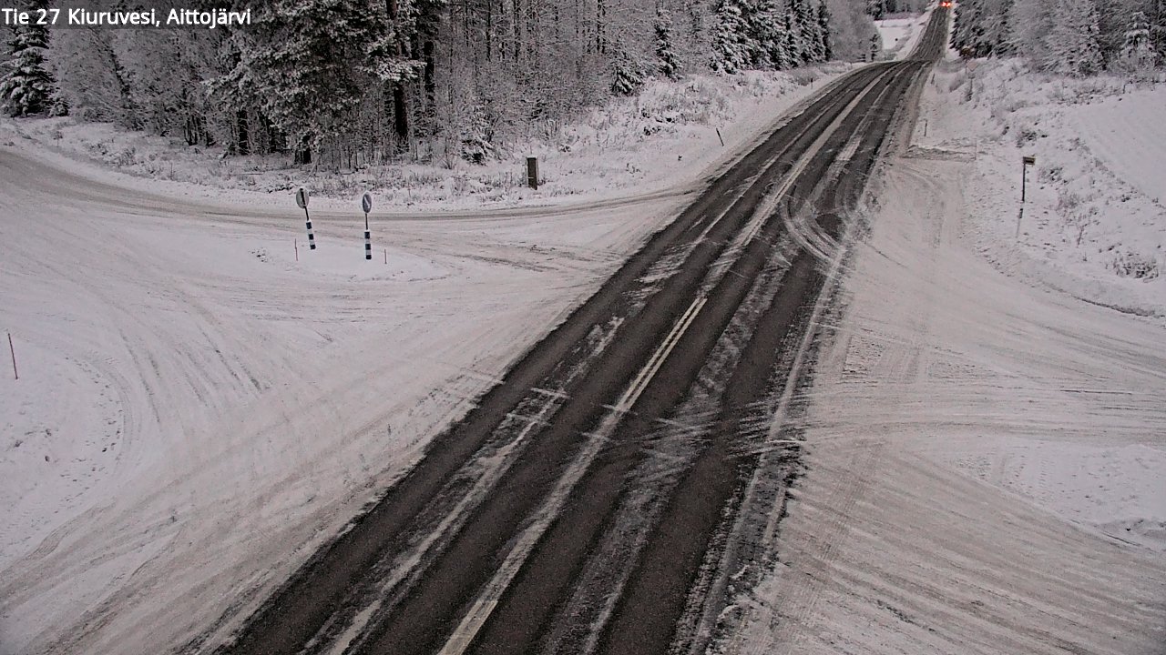 Kelikamerat Kuva Tie 27 Kiuruvesi, Aittojärvi, Kiuruvesi, Pohjois-Savo
