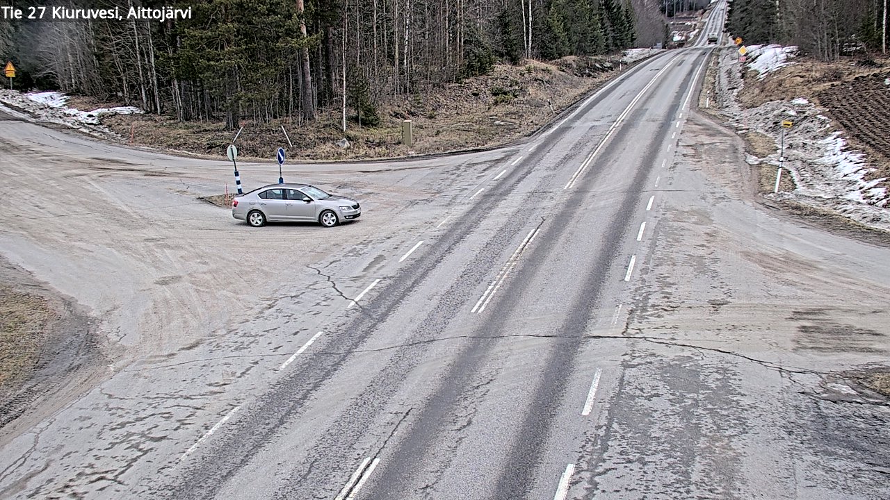 Kelikamerat Kuva Tie 27 Kiuruvesi, Aittojärvi, Kiuruvesi, Pohjois-Savo