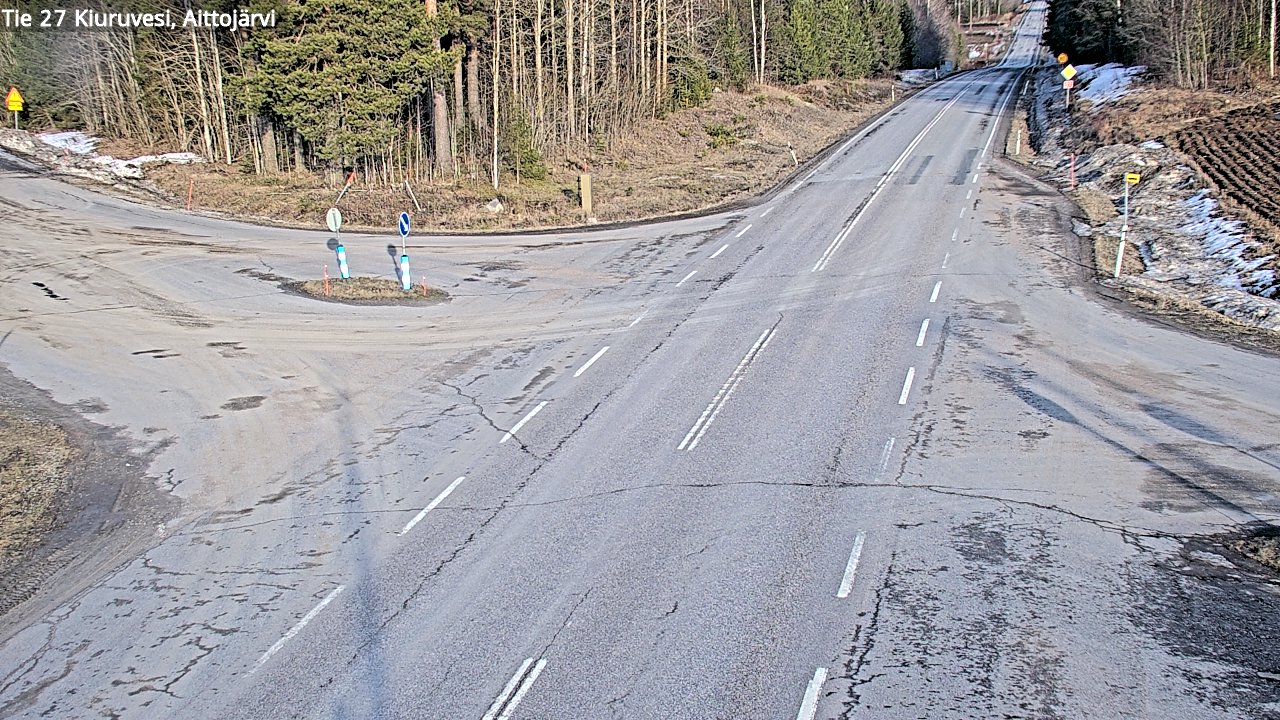 Kelikamerat Kuva Tie 27 Kiuruvesi, Aittojärvi, Kiuruvesi, Pohjois-Savo