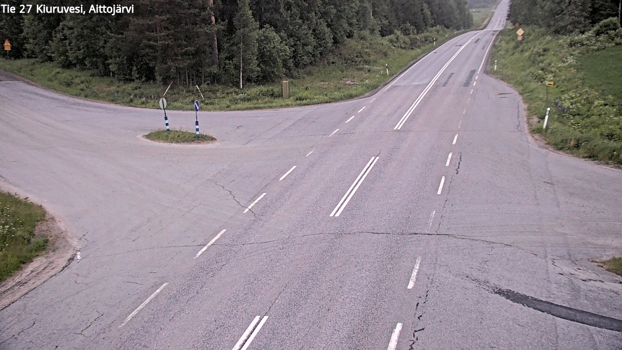 Kelikamerat Kuva Tie 27 Kiuruvesi, Aittojärvi, Kiuruvesi, Pohjois-Savo