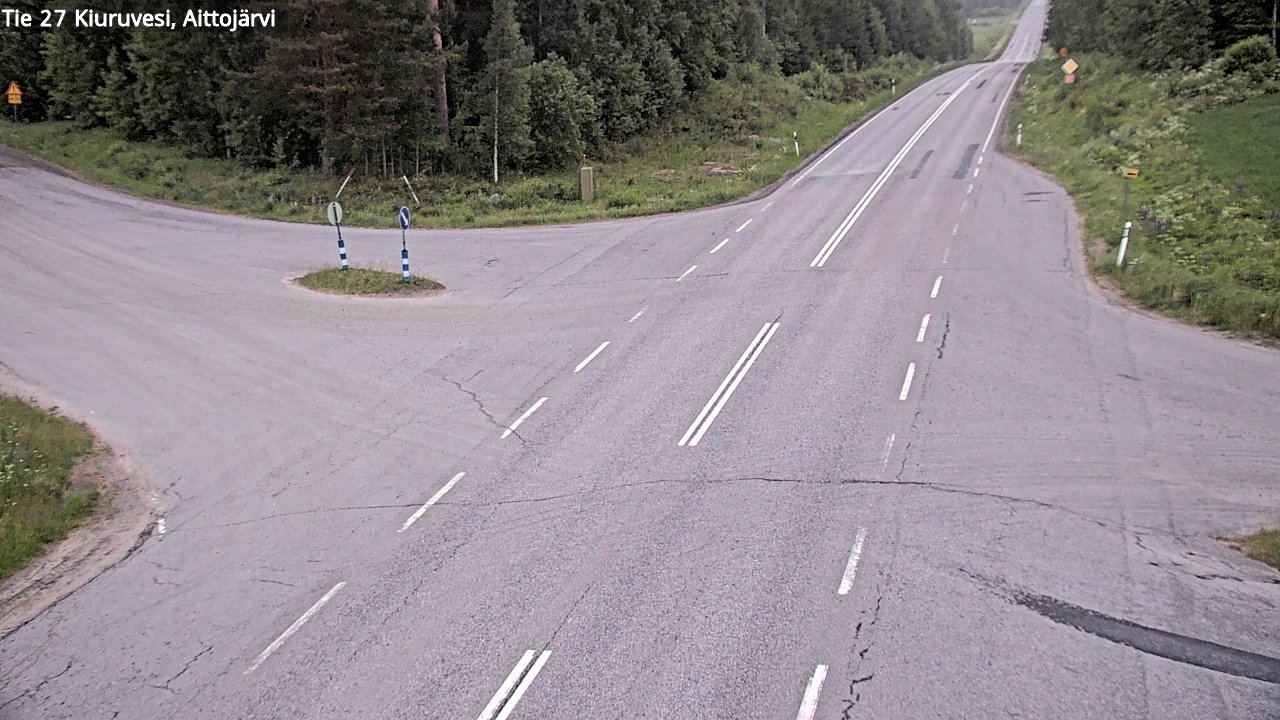 Kelikamerat Kuva Tie 27 Kiuruvesi, Aittojärvi, Kiuruvesi, Pohjois-Savo