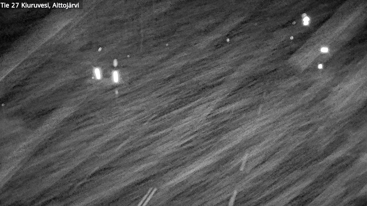 Weather Camera Image Road 27 Kiuruvesi, Aittojärvi, Kiuruvesi, Pohjois-Savo
