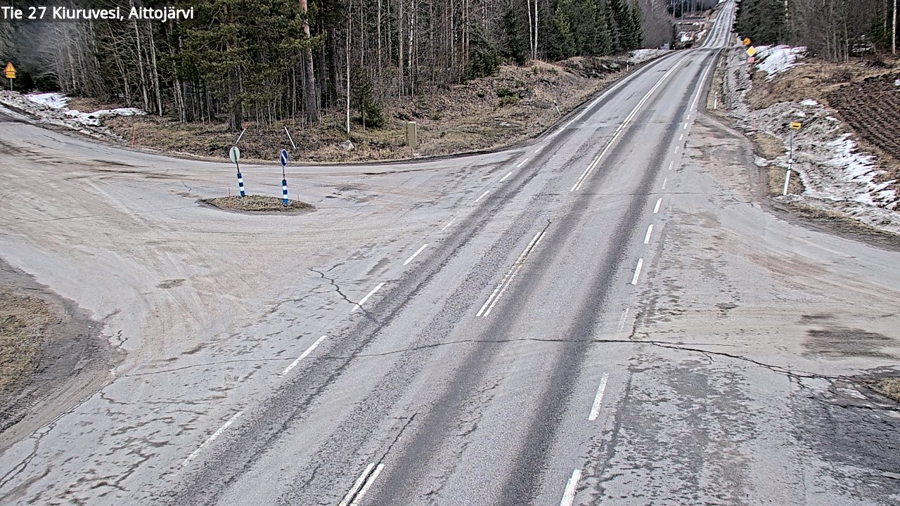 Kelikamerat Kuva Tie 27 Kiuruvesi, Aittojärvi, Kiuruvesi, Pohjois-Savo