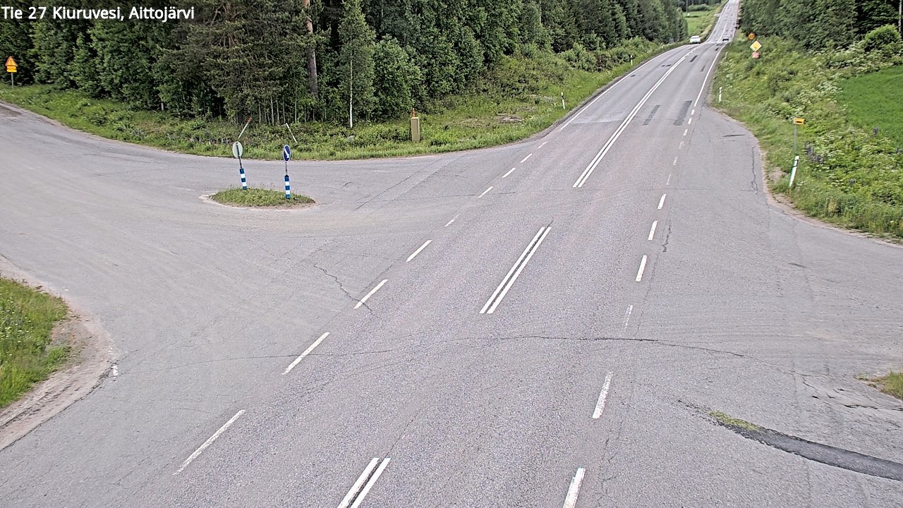 Kelikamerat Kuva Tie 27 Kiuruvesi, Aittojärvi, Kiuruvesi, Pohjois-Savo