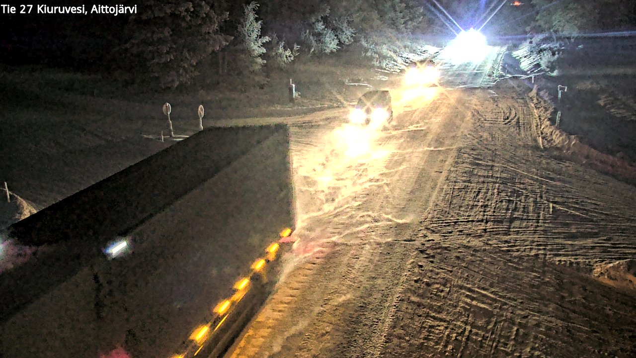 Kelikamerat Kuva Tie 27 Kiuruvesi, Aittojärvi, Kiuruvesi, Pohjois-Savo