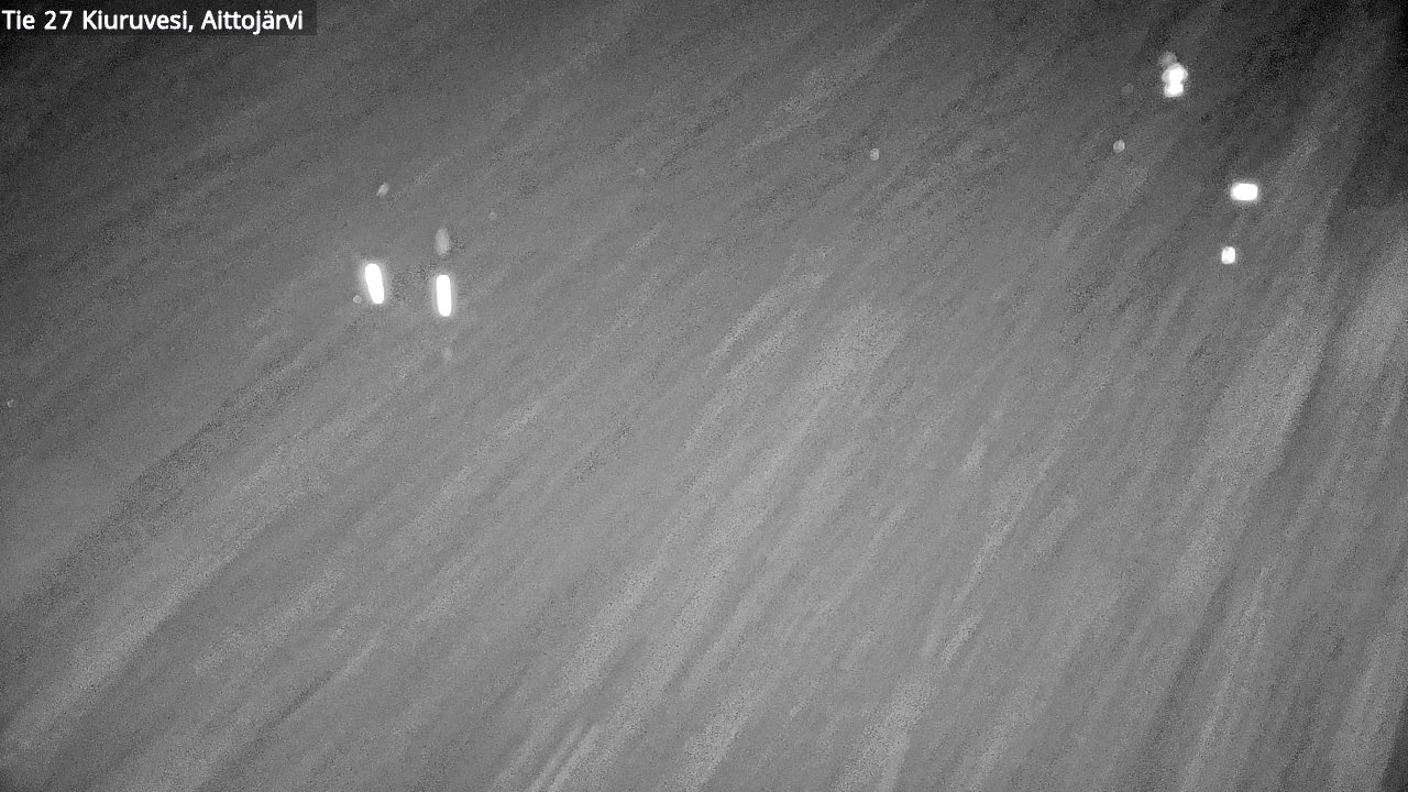 Weather Camera Image Road 27 Kiuruvesi, Aittojärvi, Kiuruvesi, Pohjois-Savo