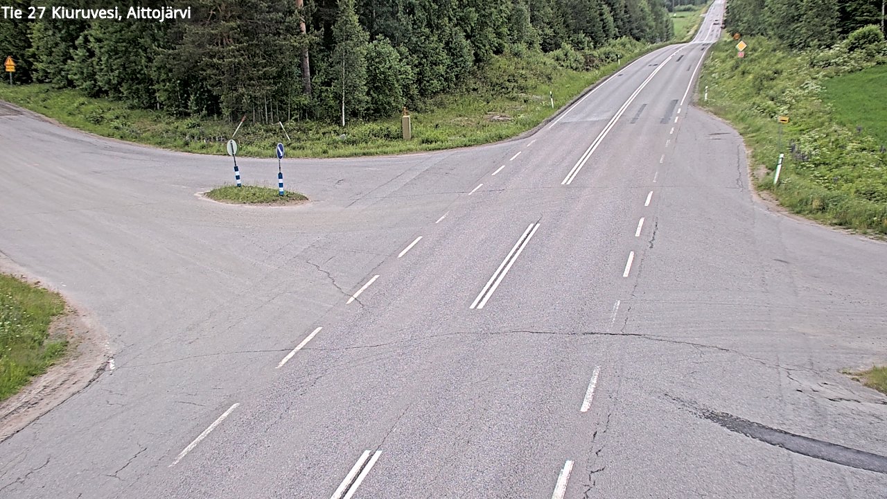 Kelikamerat Kuva Tie 27 Kiuruvesi, Aittojärvi, Kiuruvesi, Pohjois-Savo