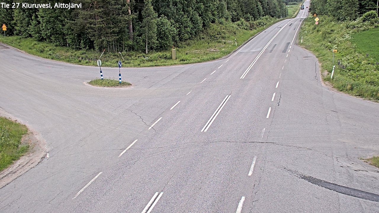 Kelikamerat Kuva Tie 27 Kiuruvesi, Aittojärvi, Kiuruvesi, Pohjois-Savo