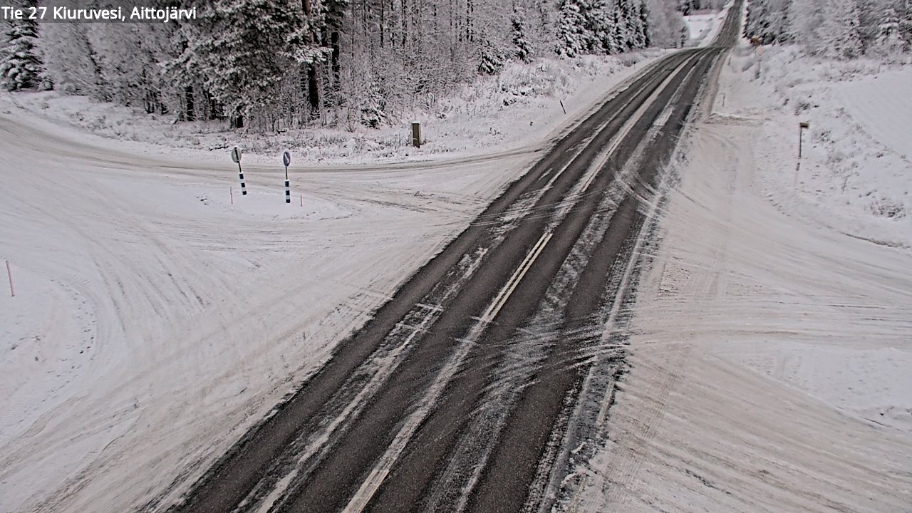 Kelikamerat Kuva Tie 27 Kiuruvesi, Aittojärvi, Kiuruvesi, Pohjois-Savo