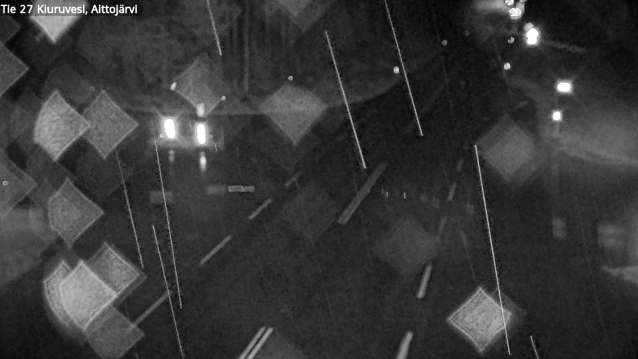 Weather Camera Image Väg 27 Kiuruvesi, Aittojärvi, Kiuruvesi, Pohjois-Savo