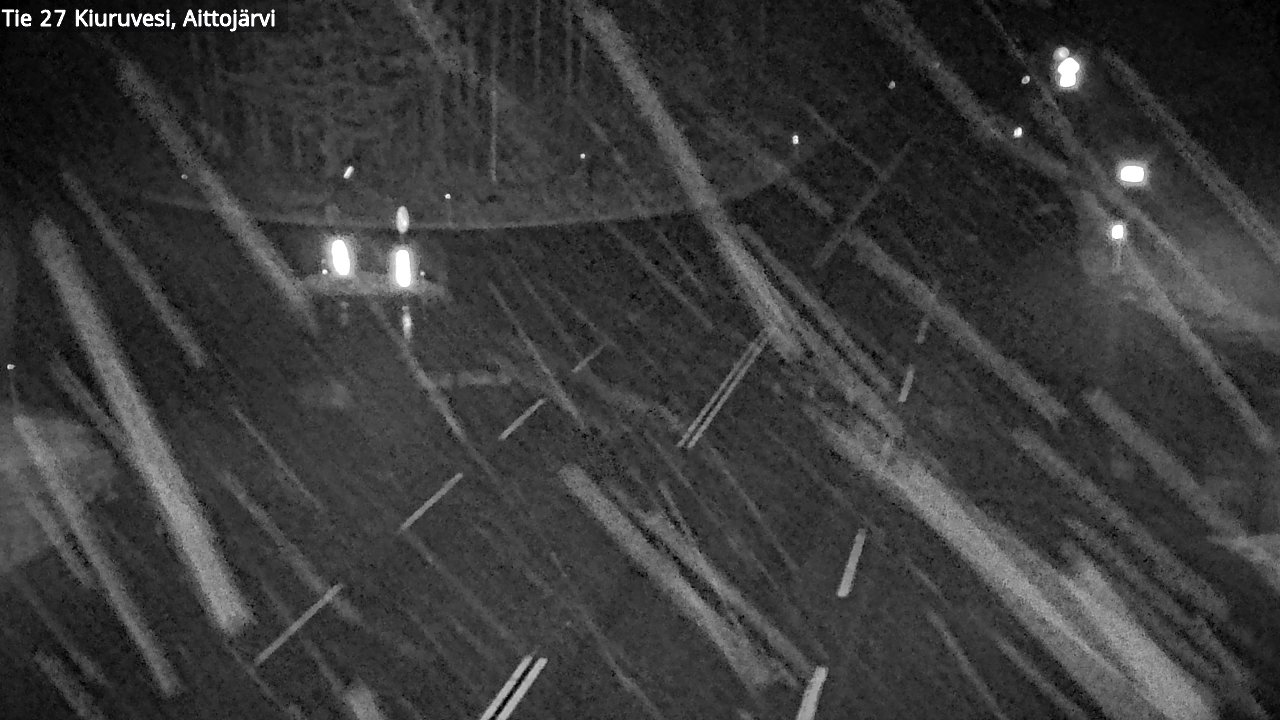 Weather Camera Image Road 27 Kiuruvesi, Aittojärvi, Kiuruvesi, Pohjois-Savo