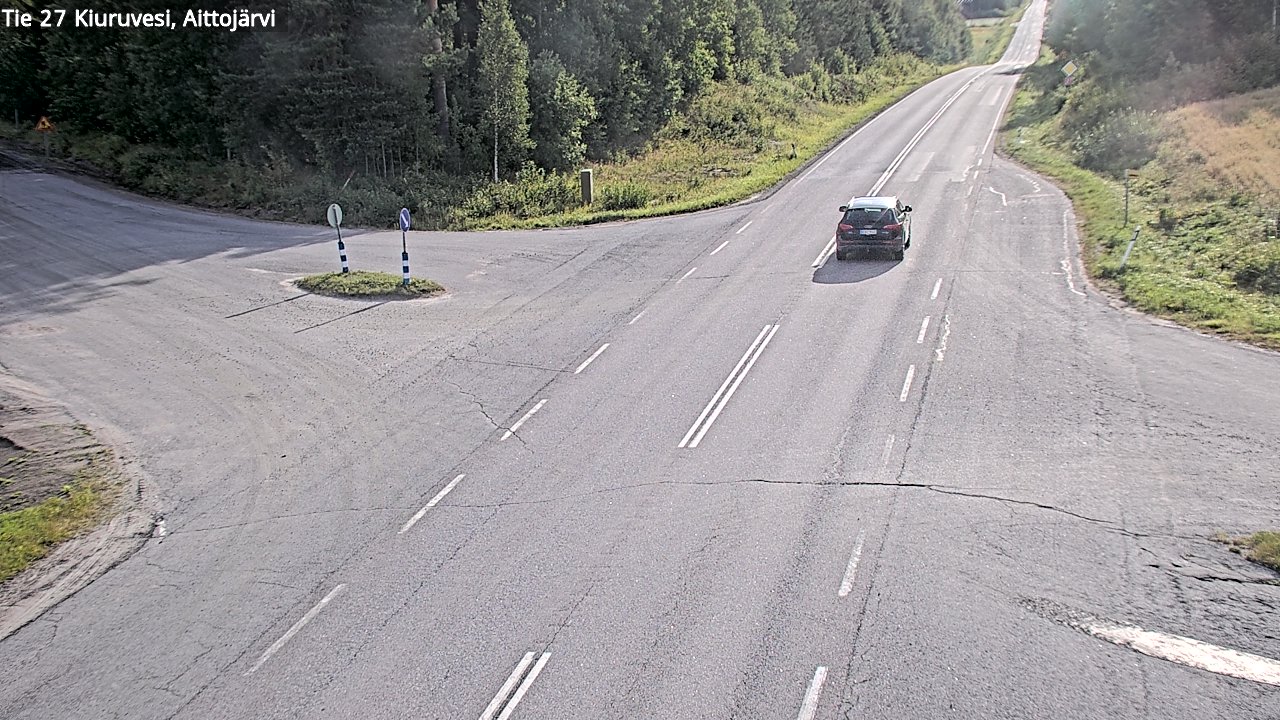 Kelikamerat Kuva Tie 27 Kiuruvesi, Aittojärvi, Kiuruvesi, Pohjois-Savo
