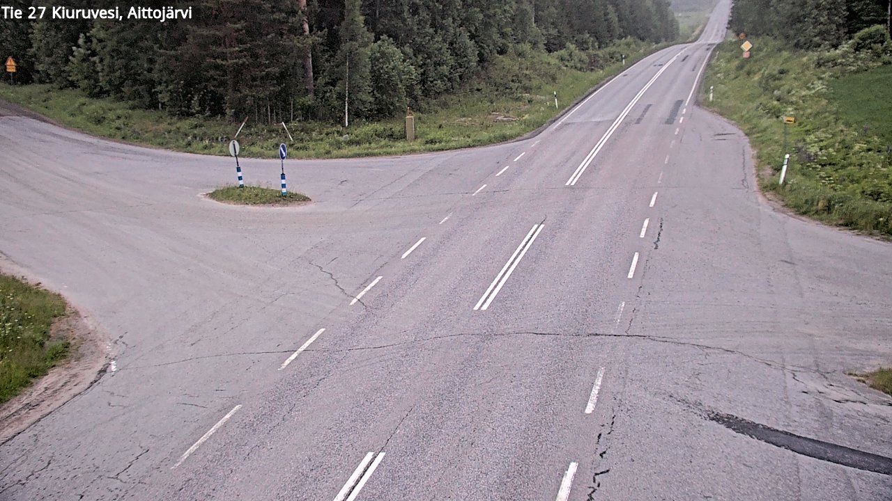 Kelikamerat Kuva Tie 27 Kiuruvesi, Aittojärvi, Kiuruvesi, Pohjois-Savo