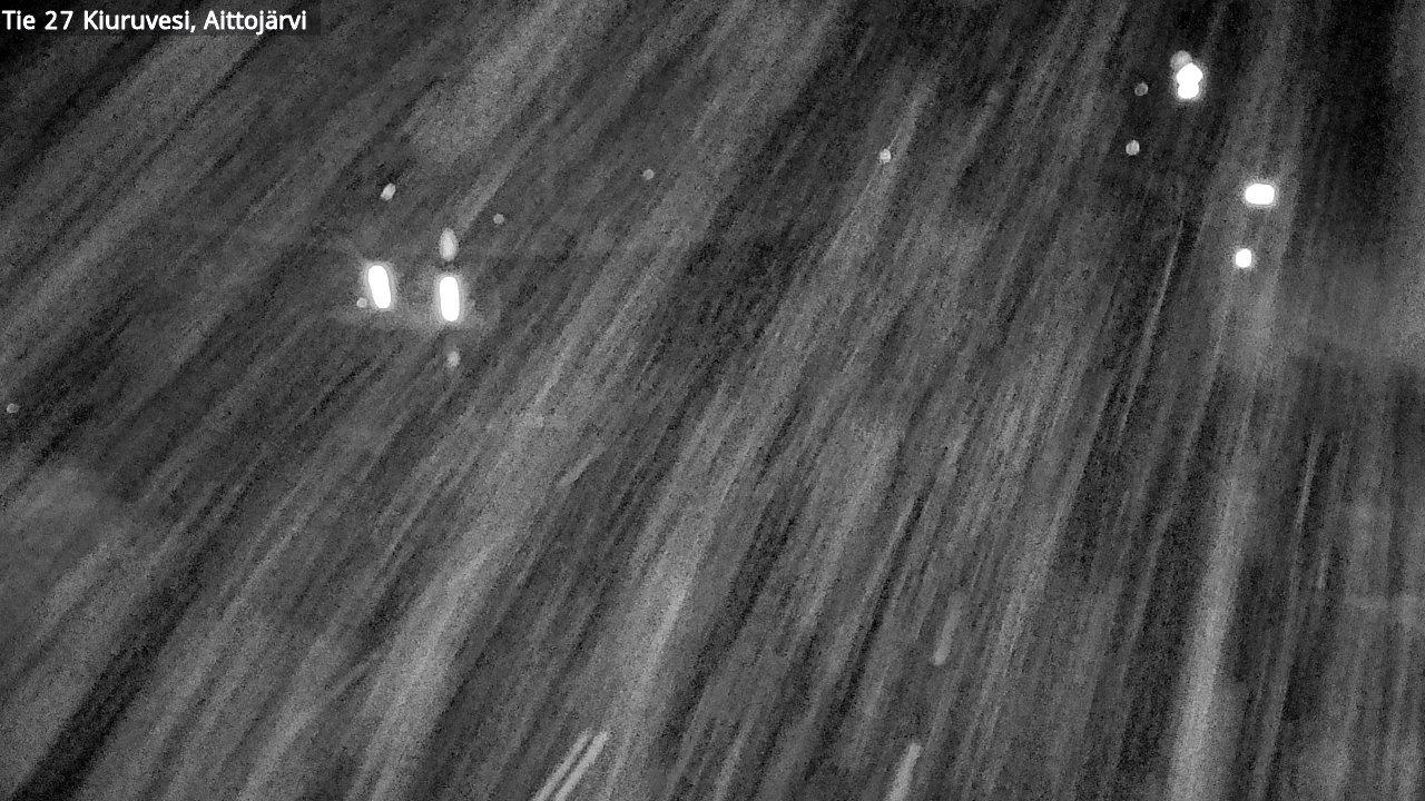 Weather Camera Image Road 27 Kiuruvesi, Aittojärvi, Kiuruvesi, Pohjois-Savo