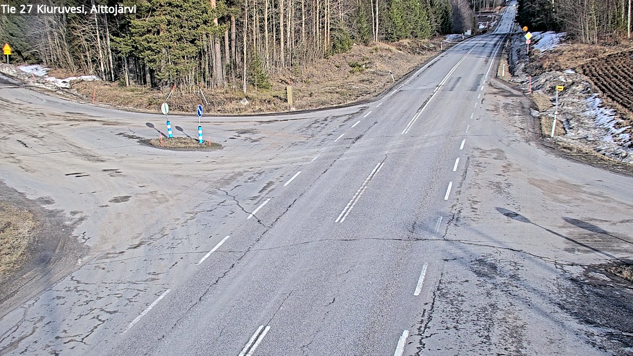 Kelikamerat Kuva Tie 27 Kiuruvesi, Aittojärvi, Kiuruvesi, Pohjois-Savo