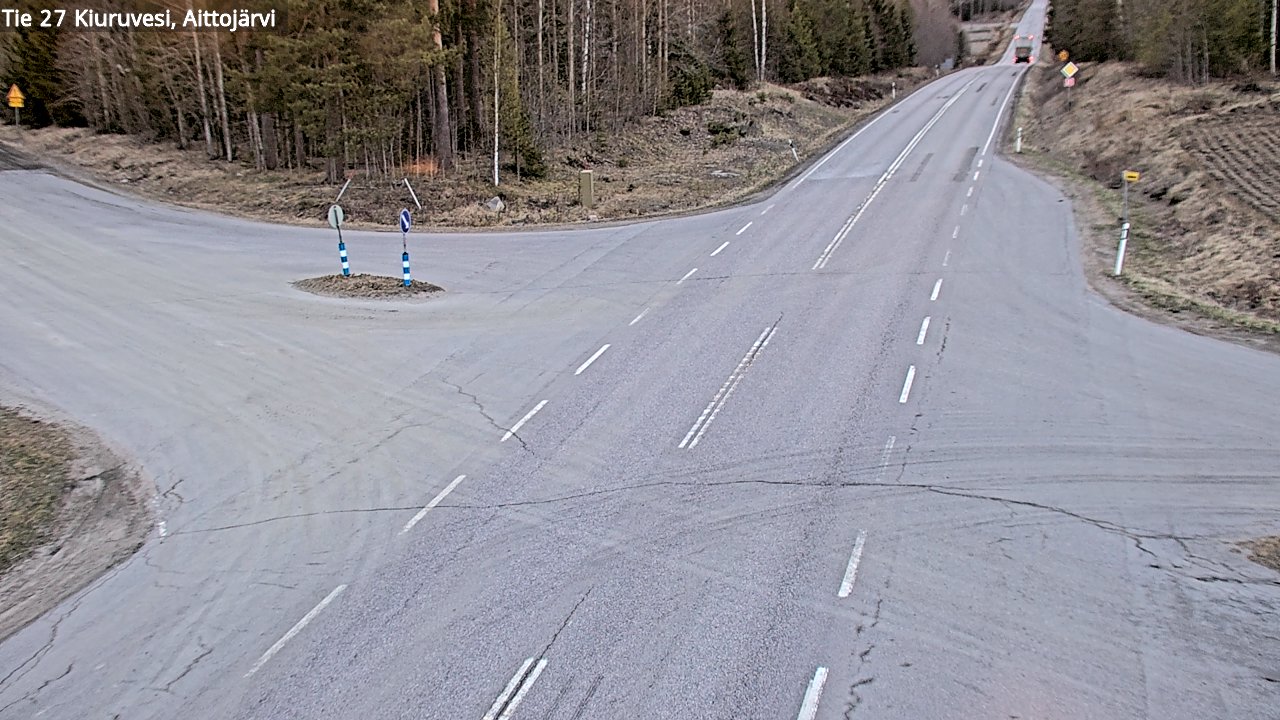 Kelikamerat Kuva Tie 27 Kiuruvesi, Aittojärvi, Kiuruvesi, Pohjois-Savo