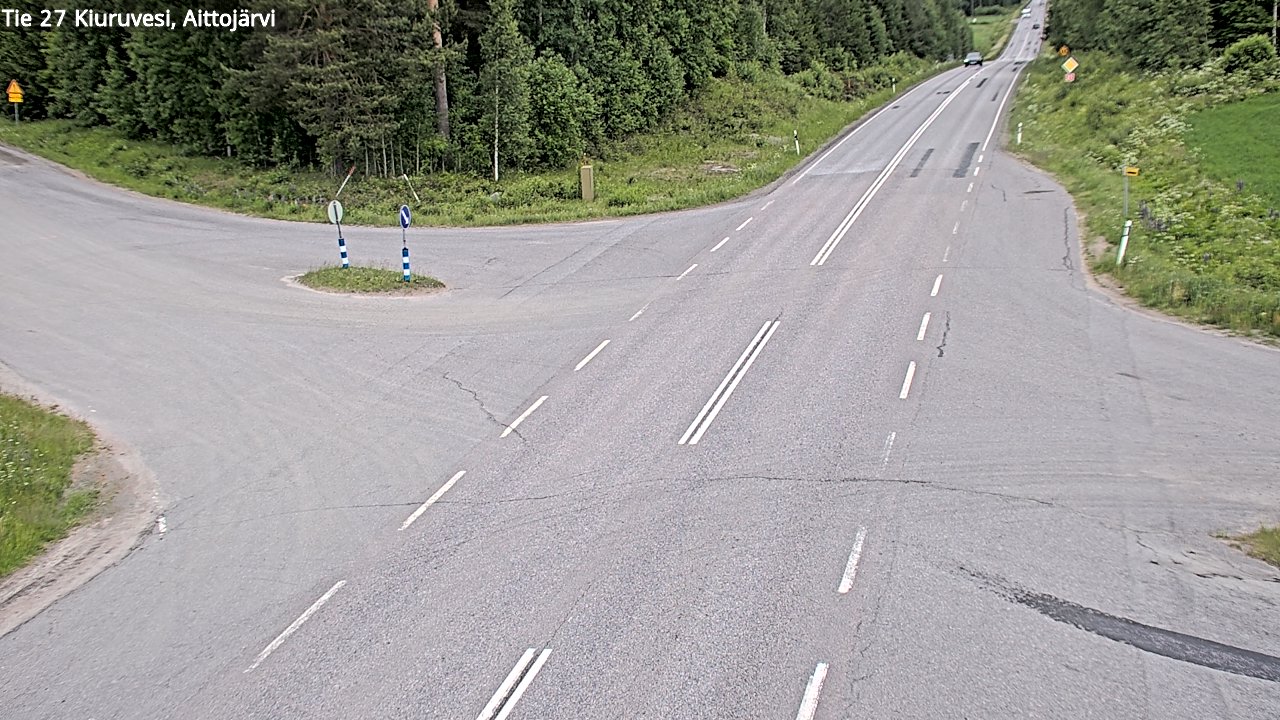 Kelikamerat Kuva Tie 27 Kiuruvesi, Aittojärvi, Kiuruvesi, Pohjois-Savo