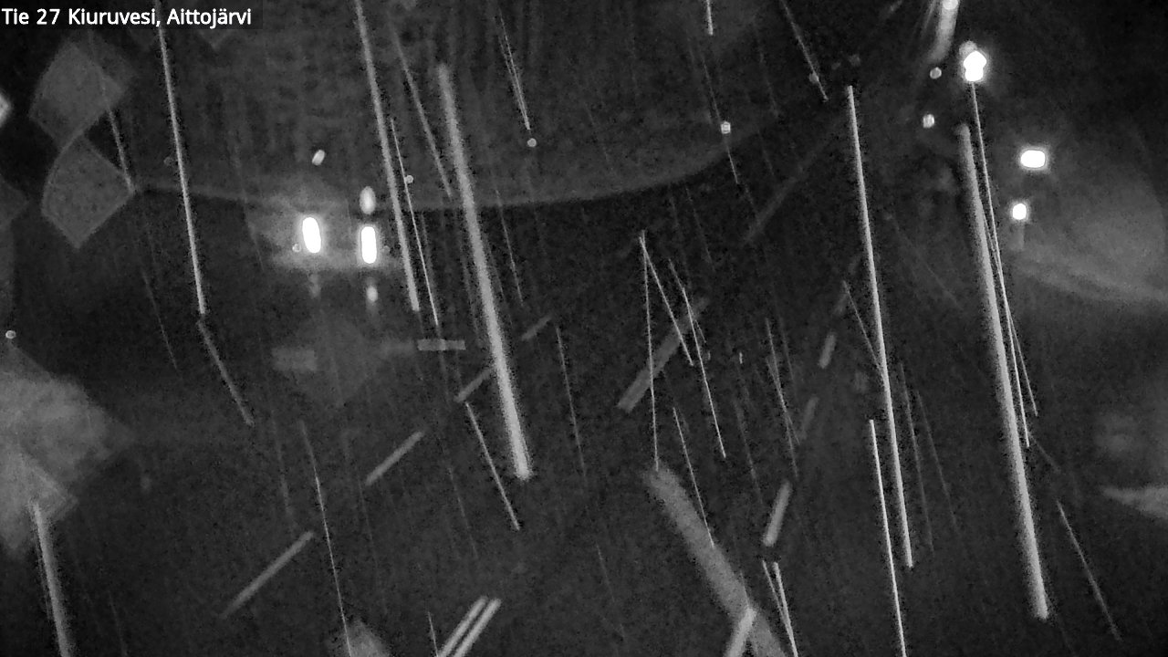 Weather Camera Image Road 27 Kiuruvesi, Aittojärvi, Kiuruvesi, Pohjois-Savo