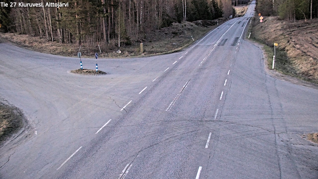 Kelikamerat Kuva Tie 27 Kiuruvesi, Aittojärvi, Kiuruvesi, Pohjois-Savo